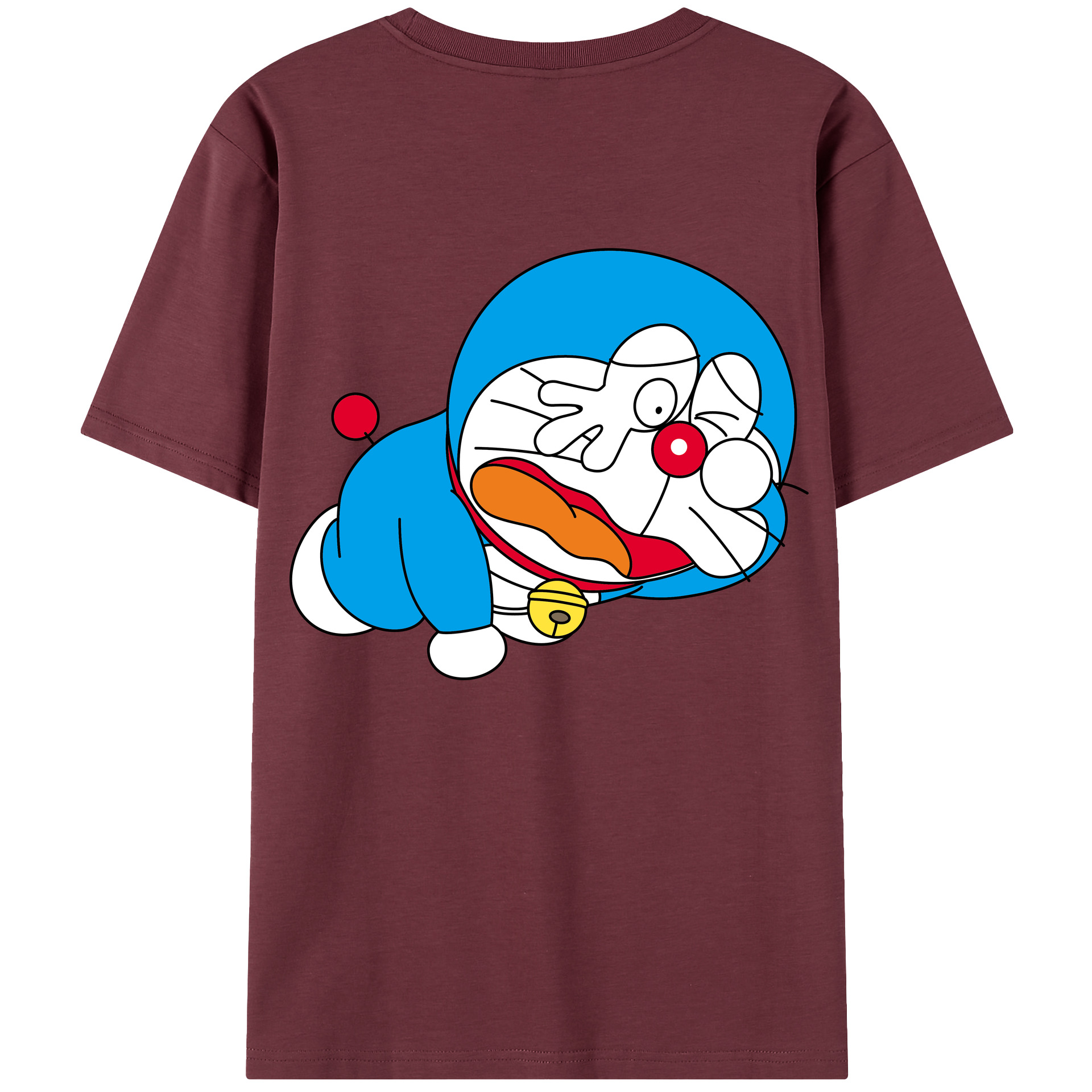 （画像用） ドラえもん Doraemon 綿100％半袖Tシャツ（背面プリント）